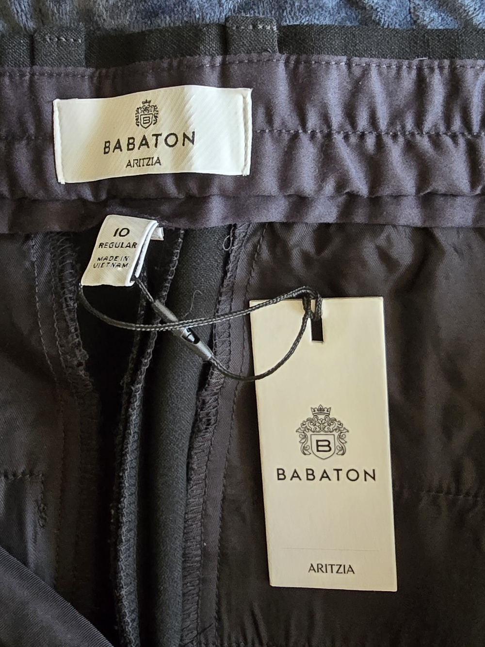 NWT Babaton (Aritzia) Black High-Rise Wide-Leg Trousers - Picture 2 of 3